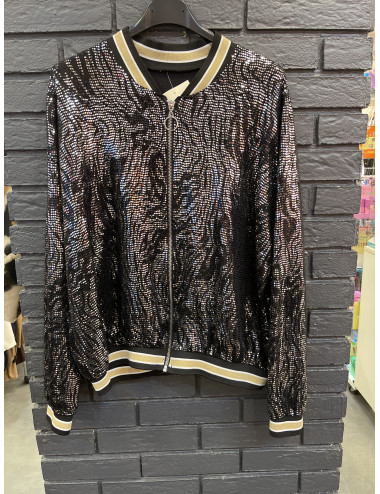 V755 Blouson strass...